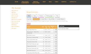 How To Create And Order Your Own Bespoke All Grain Home Brew Beer Recipes