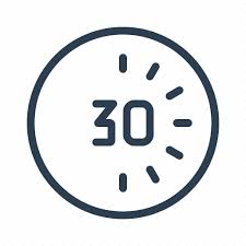 An hour is a unit of time equal to 60 minutes, or 3,600 seconds. Clock Half Hour Minute Period Seconds Time Icon Download On Iconfinder