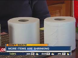 Toilet Paper Roll Size In U S Steadily Shrinking