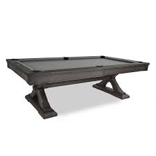 The Zambezi Rustic Pool Table Is A Solid Wooden Oak Pool Table That Has A Stylish Transitional Design With An In Vogue Char Pool Table Table Shuffleboard Table