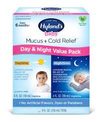 Cold medicine for kids ages 2+ by hyland's, cold 'n mucus relief liquid. Hyland S Baby Homeopathic Mucus Cold Relief Day Night Pack 2 Ct 4 Fl Oz Food 4 Less