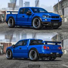 Check out monthly new car specials and nissan lease offers. Nissan R34 Gt R Skyline Pickup Raptor Rival Looks Like A Classic Super Truck Autoevolution