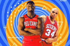 Here is a closer shot of the bull logo on a real card. Nba 90s Remakes Is Zion Williamson A Modern Charles Barkley The Ringer