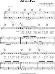 Enya Orinoco Flow Sheet Music In G Major Transposable Download Print Sheet Music Music Tabs Harps Music