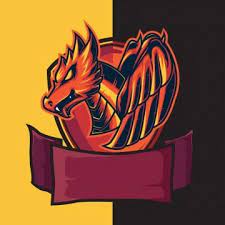 Strong Shields Dragon Icon Red Dragon Logo Dragon