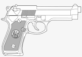 Explore the top 51 best gun tattoos featuring revolvers, rifles, pistols, and bears packing heat. Mm Big Image Png Outline Hand Gun Tattoo Png Image Transparent Png Free Download On Seekpng