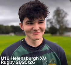 U16 XV 2025/26 Team sporting their new Helensbugh Lomond shirts with kind  thanks to our sponsors Cameron House