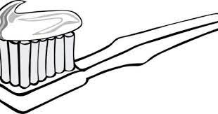 Coloring Page Teeth Brushing Teeth Teeth Care