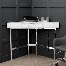 We did not find results for: White Faux Marble Corner Desk With Chrome Legs And Drawer Roxy Furniture123