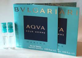 Bvlgari Aqva Pour Homme Marine Eau De Toilette Spray Bvlgari Aqva Marine Pour Homme By Bvlgari 2x Eau De Toilette 1 5ml 0 05 Oz Sampler Vial Spray Partiall Travel Perfume Bvlgari Aqva Marine Eau De Toilette