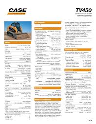 Browse our inventory of new and used case tv450 for sale near you at machinerytrader.com. Ctl Tv450 Specs 201810 Pages 1 4 Flip Pdf Download Fliphtml5