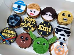 Star Wars Cake Decoration Ideas Beautiful Starwars Cupcakes Box Of 12 In 2020 Star Wars Cupcakes Star Wars Cake Decorations Star Wars Cake