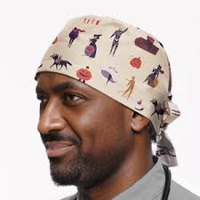 Skull Cap , Tie Back , Scrub Cap
