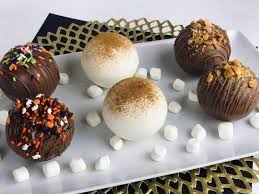 Cocoa Bomb Assortment 6 Pack 2 Pumpkin Pie Chai Cocoa Bombs 2 Salted Caramel Cocoa Bombs 2 Halloween Hot Chocolate Cocoa Bombs Chocolate Bomb Hot Chocolate Cocoa Christmas Hot Chocolate
