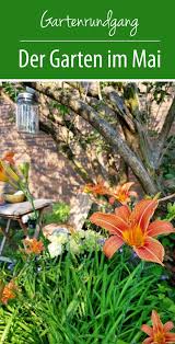 Ein Blick Durch Den Garten Im Mai Garten Schrebergarten Gang