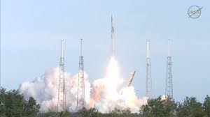 It is the first, and only, rocket to fly and. Lift Off Of The Falcon 9 Launcher With Dragon Capsule From Cape Canaveral Dlr Portal
