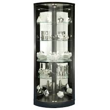 Curios quinn curio by howard miller at jacksonville furniture mart. Howard Miller Westerleigh Lighted Corner Curio Cabinet Reviews Perigold