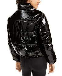 Faux Leather Puffer Jacket Jackets Leather Puffer Jacket Puffer Jackets