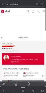 And allegedly a notification was left for me. Wann Kommt Mein Dpd Paket Bild