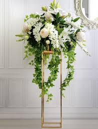 Square Metal Centrepiece Flower Stand Flower Stands Flower Centerpieces Memorial Flowers
