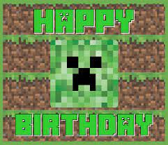 Design & order invitations online. 10 Best Minecraft Printable Happy Birthday Card Printablee Com
