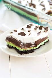 Milky way™ chocolate lasagna dessert. Mint Chocolate Lasagna No Bake Delicious One Pan Chocolate Dessert