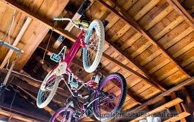 Choosing the right garage lift scissor car lifts deciding whether or not a garage lift is a good fit for your garage is a big decision to make. How To Hang A Bicycle Lift Simple Practical Beautiful