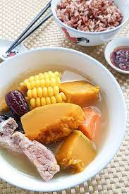 Pumpkin Pork Ribs Soup Chinese Pumpkin Soup Souper Diaries Recipe Soup Recipes Recipes Chinese Soup Recipes