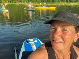 Cleaning up balloons and debris