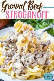 Browse the best collection of recipes & dishes from our famous chefs. Ground Beef Stroganoff Video The Country Cook