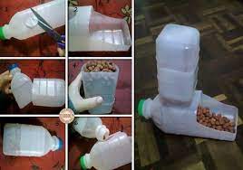 Diy Plastic Bottle Pet Feeder The Owner Builder Network Diy Dog Stuff Diy Dog Crate Diy Stuffed Animals
