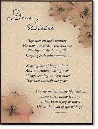 Dear Sister Praise Plaque Sister Love Quotes Sister Poems Sister Quotes