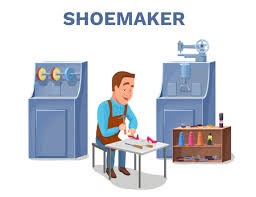 The award winning gallery was established in 2004 with the aim to supply their clients with original and limited edition work from notable uk artist. Illustratie Van Een Schoenmaker Schoenmaker Schoenmaker Werken Op Gea Soleerde Achtergrond Gedaan In Cartoon Stijl Royalty Vrije Foto Plaatjes Beelden En Stock Fotografie Image 9707397