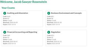 So Proud of my son Jacob Rosenstein for passing all 4 parts of the CPA…