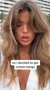 Follow @syriatortora on tiktok for more hair inspo. Curtain Bangs 2020 Hair Stylist