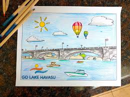 Coloring page world wonders world wonders. Bringing A Little Color To The London Bridge Lake Havasu City