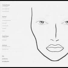 Mac Makeup Face Chart Blank Makeupview Co
