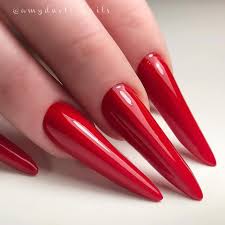 This video is the first part. Ugly Duckling Nails Inc Beautiful Red Hot Russian Almond Nails By Ugly Duckling Master Educator Amyduclosnails Uglyducklingproducts Used Prep Primer Premium Kolinsky Acrylic 10 Brush Premium Fufu Pink Acrylic Premium