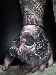 Definitely Getting This On My Hand I Love It Hand Tattoos For Guys Skull Hand Tattoo Half Sleeve Tattoos For Guys