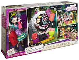 Ever After High Way Too Wonderland Raven Queen Ans Playset In Box Ever After High Raven Queen Doll Raven Queen
