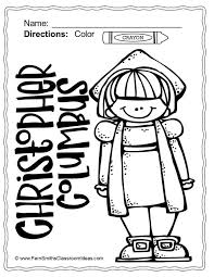 Coloring columbus day coloring sheets. Columbus Day Fun Color For Fun Printable Coloring Pages Columbus Free Phonics