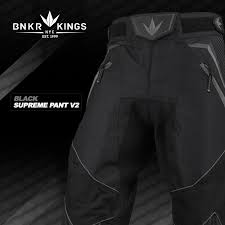 Bunker Kings V2 Supreme Paintball Pants Black