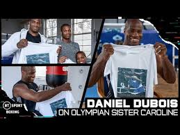 Comtois also scored six points for canada's. Daniel Dubois Backs Sister Caroline Dubois To Win Olympic Gold Medal And Holds Up Supporter T Shirt Boxing Videos