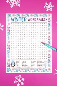 Free winter word search with halloween and thanksgiving officially over it is time to think about winter! Winter Word Search Printable More Happiness Is Homemade