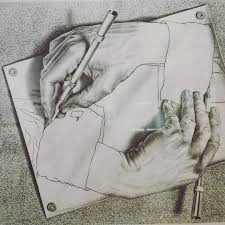 Artsy Saturday With Escher Escher Drawing Hands Escher Art Escher Drawings