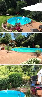 Dieser Traumhafte Gartenpool Lasst Den Alltagsstress Wie Von Selbst Vergehen I Dieser Traumhafte Gartenpool Las In 2020 Pool Im Garten Gartenpools Feuerstelle Garten
