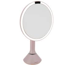 Simplehuman 8 Led Sensor Mirror W 5x Magnification Tru Lux Light Qvc Com