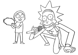 El niño que se escondió debajo de la cama de su enamorado y descubrió un terrible secreto. 80 Ausmalbilder Von Rick Und Morty Wonder Day Com