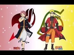 Natsu Vs Naruto Anime Anime Crossover Anime Lovers