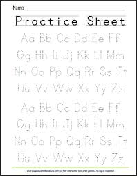 Please tell me if you think this is a good idea, and if we could do anything else. Printable Alphabet Writing Practice Worksheets Goodworksheets